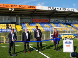 Havant & Waterlooville 3G Stadia Pitch opening constructed by S&C Slatter